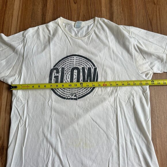 Delta Pro Weight Glow SkyZone Play Everyday Men's XL White Graphic  T-Shirt - Picture 3 of 11